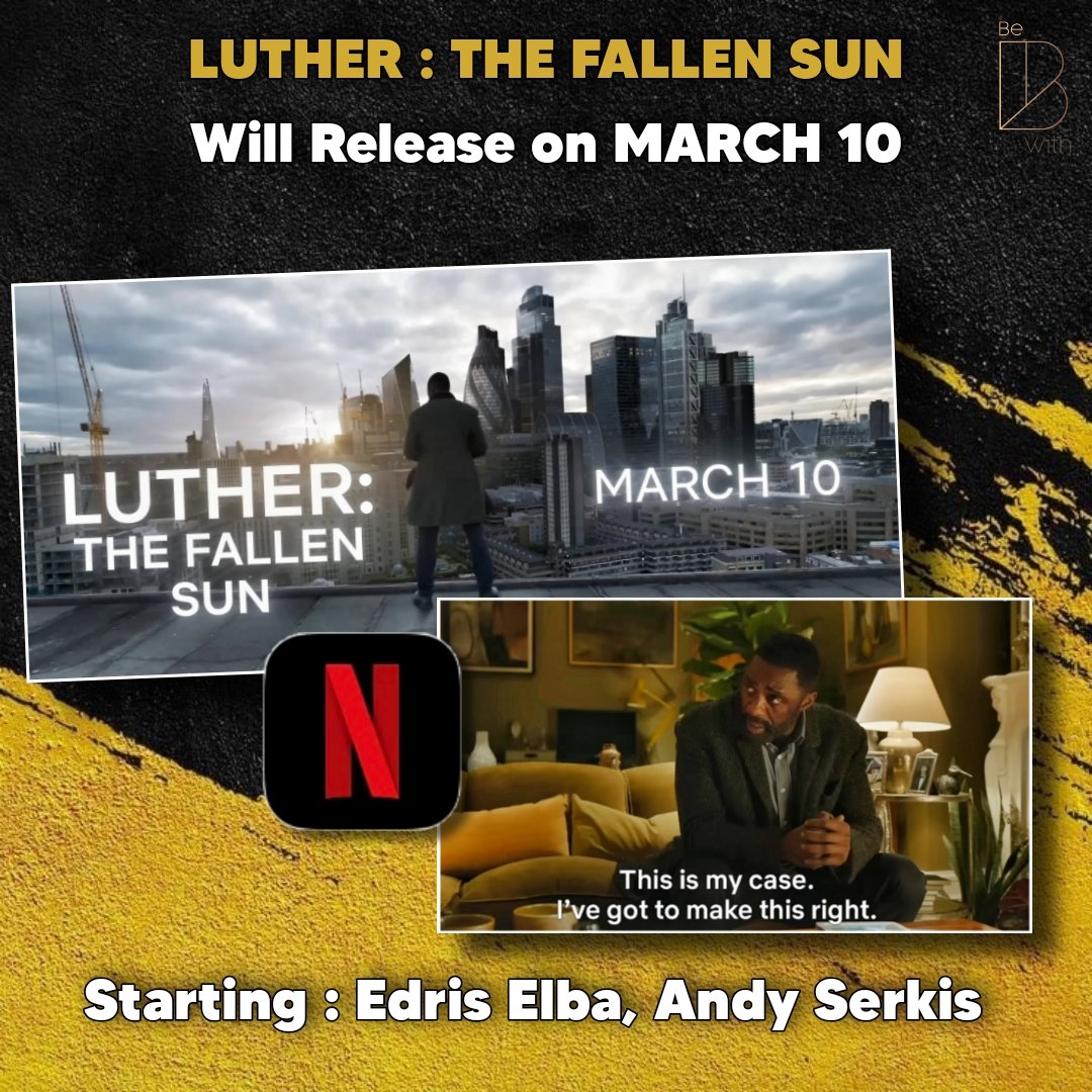 The_BewithB's tweet photo. #LutherTheFallenSun on March 10 - Netflix
#NetflixIndia #idriselba #suicidesquad #netflixmovies #Newmovies #BewithB #FreshNews #LatestNews #newpost #andyserkis #netflixandchill https://t.co/XsQYnTK1Cd