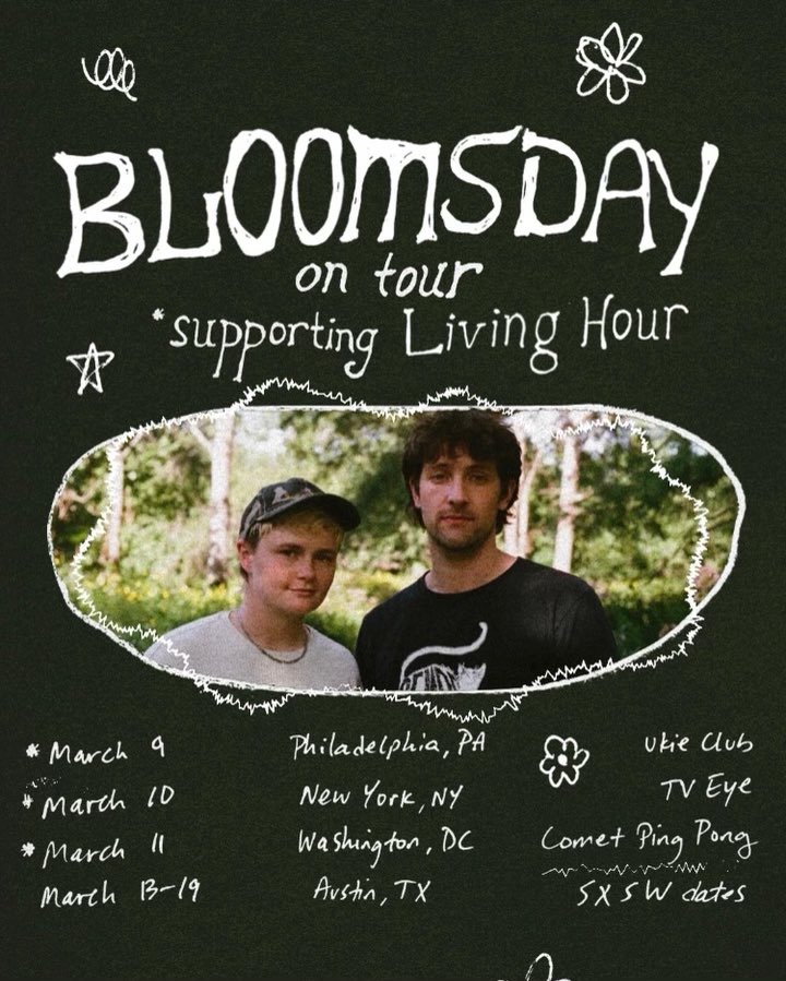hpruzinsky's tweet photo. big news that I will be playing synth in the @bl00msday band for this mini northeast tour and then over yonder at sxsw ! if ur gonna b there let me know lets hang and lfg https://t.co/JLYHWsekbL
