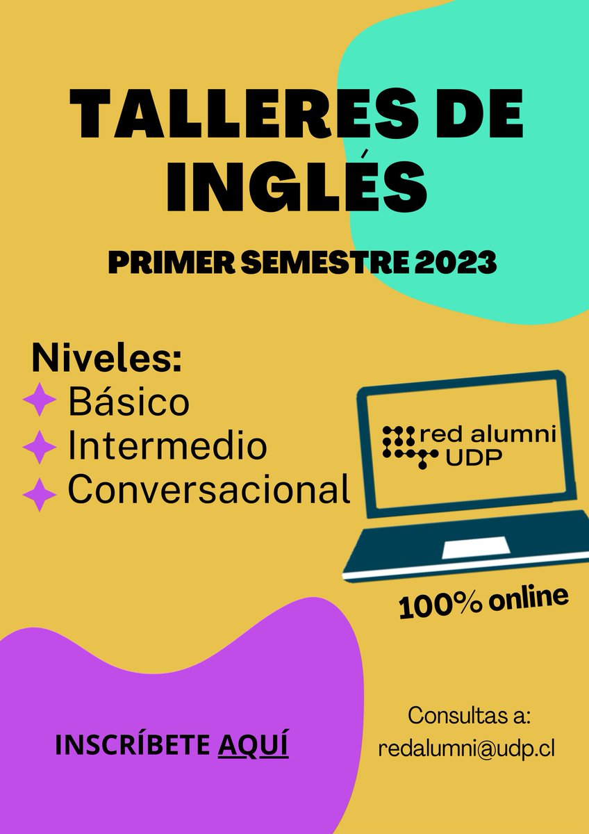 udpempleos's tweet photo. Este 2023 haz el inglés tu segundo idioma. Participa en los talleres exclusivos para #AlumniUDP✏
Motívate e inscríbete aquí: https://t.co/yqiGafCYT0 https://t.co/JL5UsXdBvB