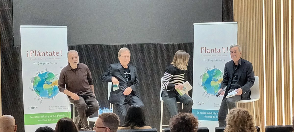 @DrSantacreu @DKVSeguros @DKVIntegralia
@trilliontrees
presentando su libro 'panorámico'
#Plántate
#Crisisclimática #bosques y #saludhumana
 con @VoroPeiro @GVAfisabio
 #DéboraDomingo @UPV y #CarlosSalazar @ArquitectosCTAV