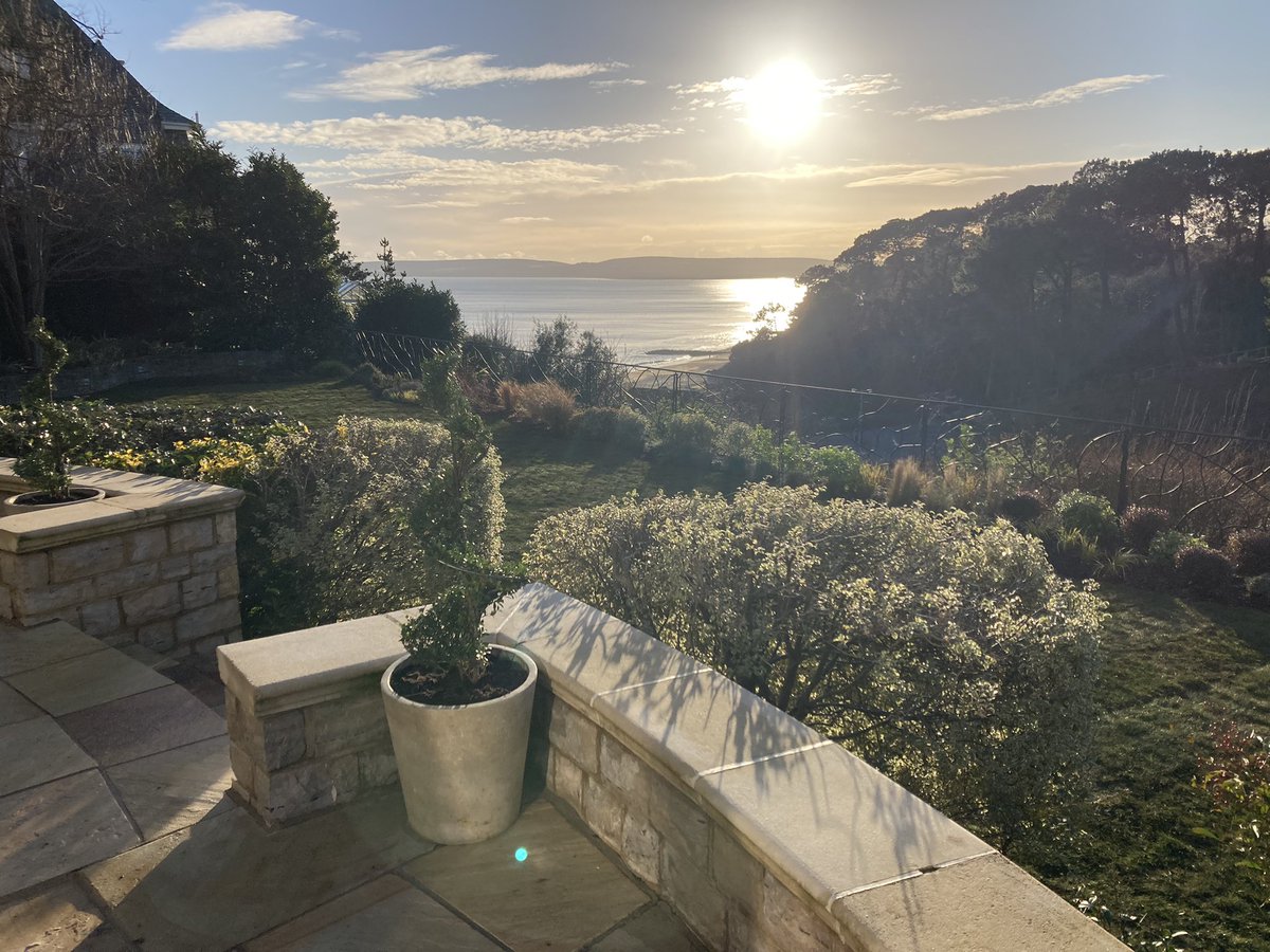 Stunning view this afternoon at one of our regular maintenance sites.