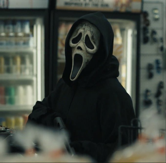 Only one person can defeat Ghostface in the bodega