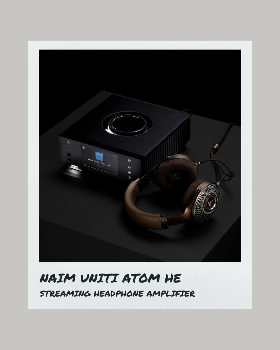 vinylgrooveaud's tweet photo. This is one of my fav combinations on demo at our #preston showroom. Featuring the sublime @NaimAudio  #UnitiAtomHE #StreamingAmplifier paired with @FocalOfficial #ClearMG #headphones. Lose yourself musically with this high performance but compact system. 

Why not book a demo? https://t.co/gpDKcOA4jD