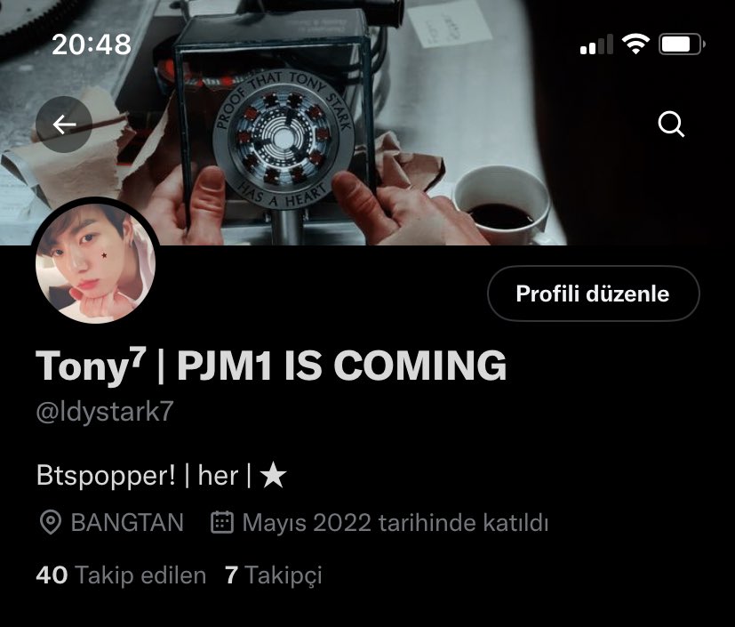 Buda benim yedek hesabım gelmek isteyen olursa hehe 😁 <a href="/ldystark7/">Tony⁷ | Yedek Hesap</a>