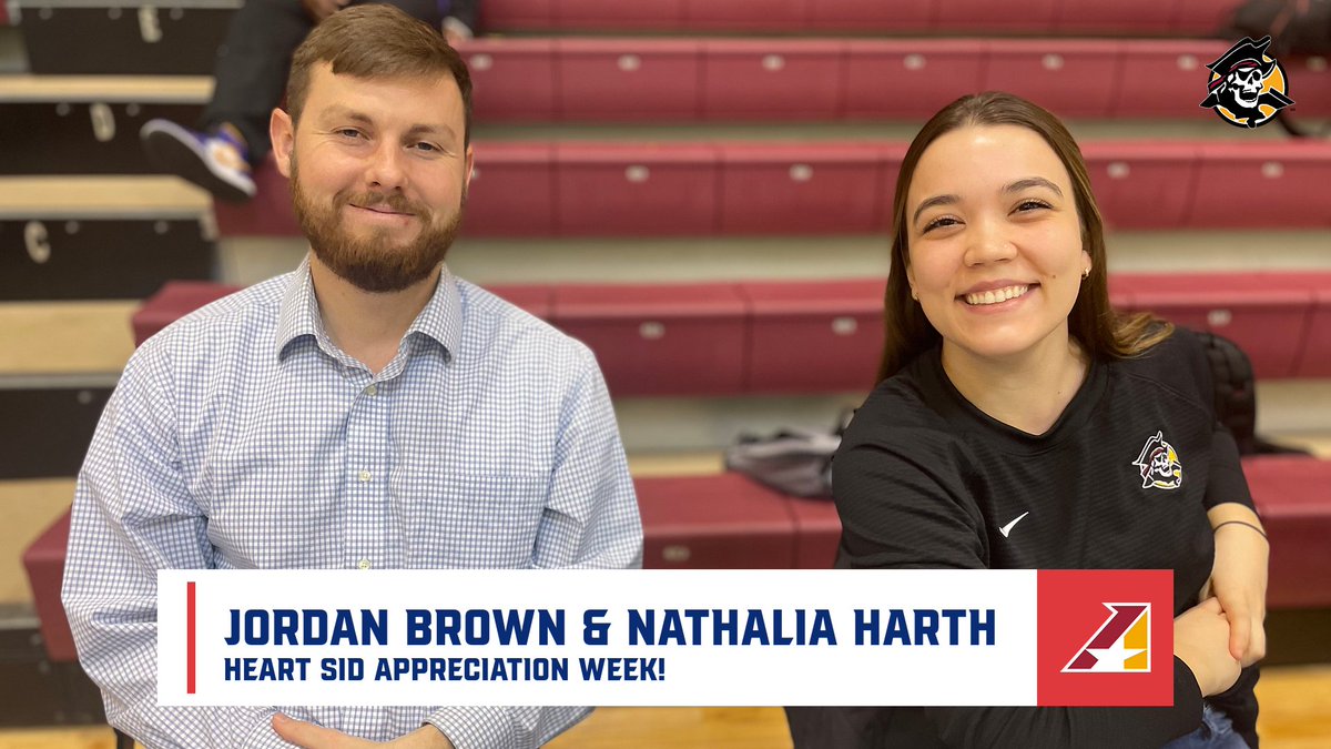 Its <a href="/CollSportsComm/">College Sports Communicators</a> &amp; Heart SID Appreciation Week! From Jan 18-24, the Heart will be thanking the SID departments throughout the conference for all they do!

Thank you to <a href="/ParkPirates/">Park Pirates</a> SID Jordan Brown and GA Nathalia Harth for your dedication and hard work for the Pirates!