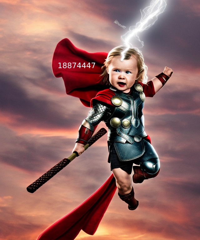 WilhelmConrad2's tweet photo. @vikings_game It's hard to get a properly generated image. Just look at the hands lol

"Little baby Thor flies into scarlet sunset with Mjolnir"
ID: 18874447 https://t.co/5m83rNGlYb