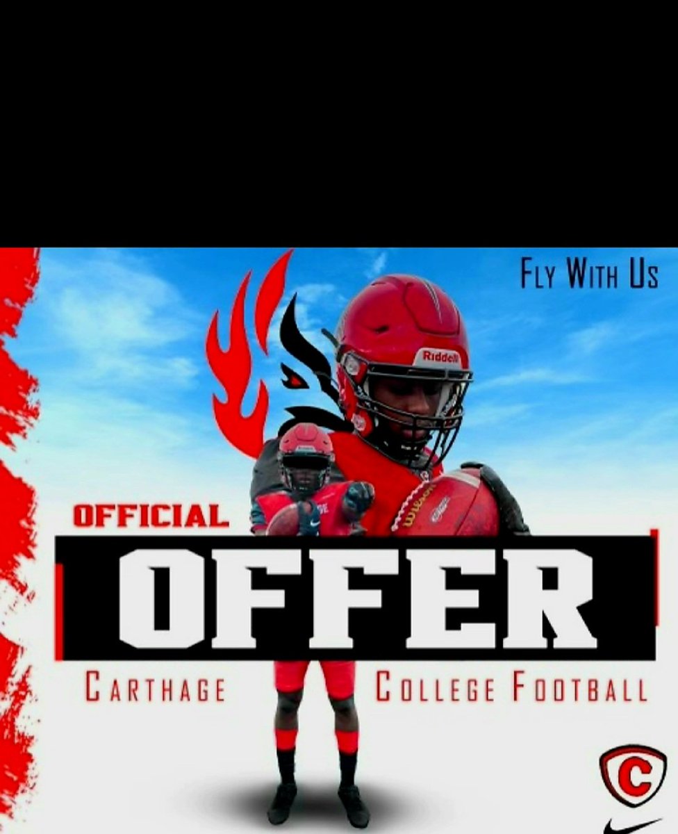 Thelast6AB's tweet photo. I am honored to receive an offer from @Carthage_FB by @trestonwomack https://t.co/xoCqCBcuyP