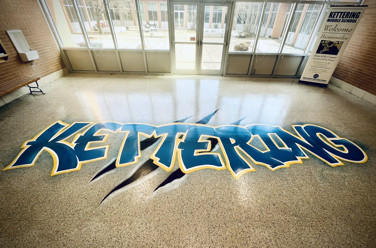 KetteringMiddle's tweet photo. Our Kettering pride is showing and stamped all over the cougar den! 

Scholars are LOVING the new installations! One 6th grader proclaimed, “All the art is making these four walls feel more like home.” https://t.co/WPdbH1ckL4