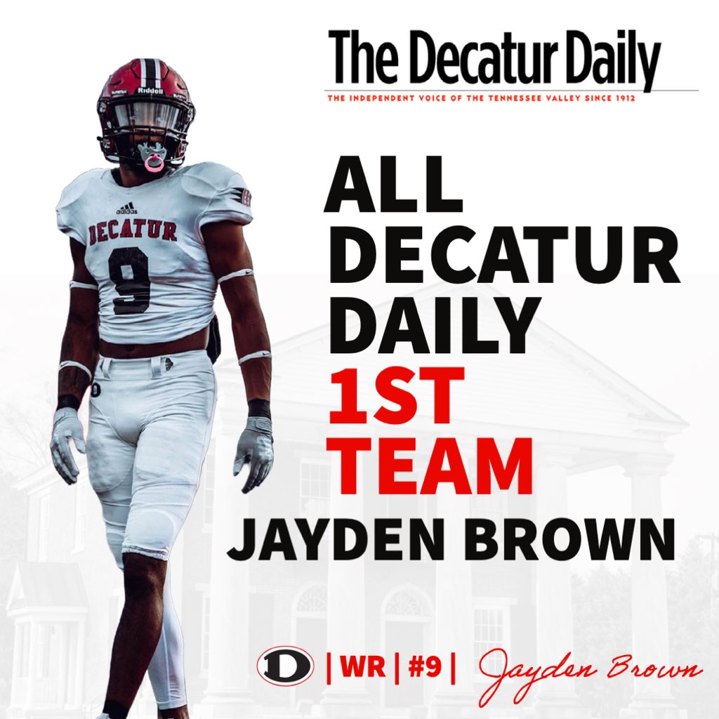 Congratulations to Jayden Brown (<a href="/JaydenBrown_9/">Jayden Brown</a>) on being selected to the All Decatur Daily Team! #RRN <a href="/decaturdaily/">The Decatur Daily</a>