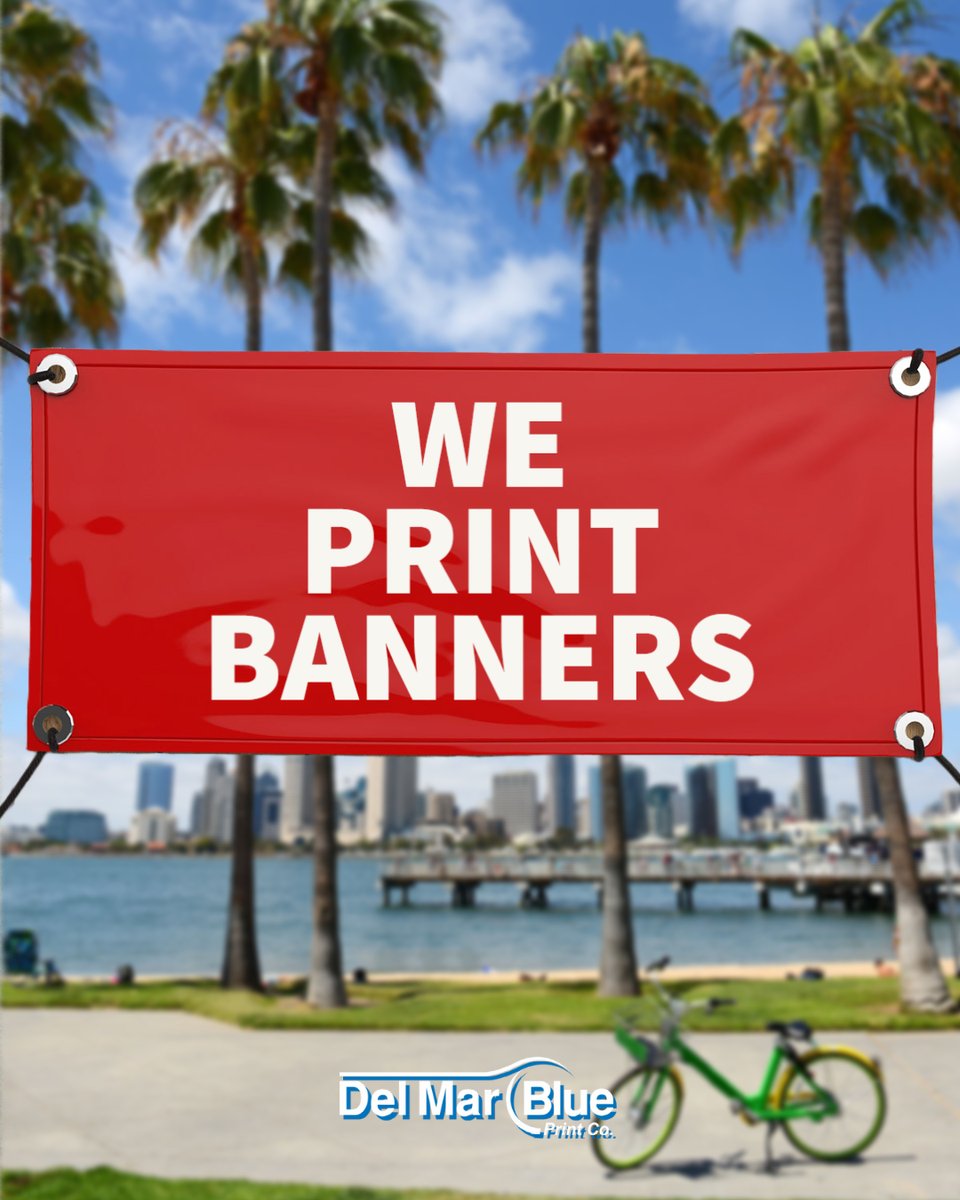 delmarblueprint's tweet photo. 👀 Durable and effective. Great for retail, real estate, or construction. Get your banners printed with Del Mar Blue. #SanDiegoConstruction #RealEstateSanDiego https://t.co/sVjmP8gugh