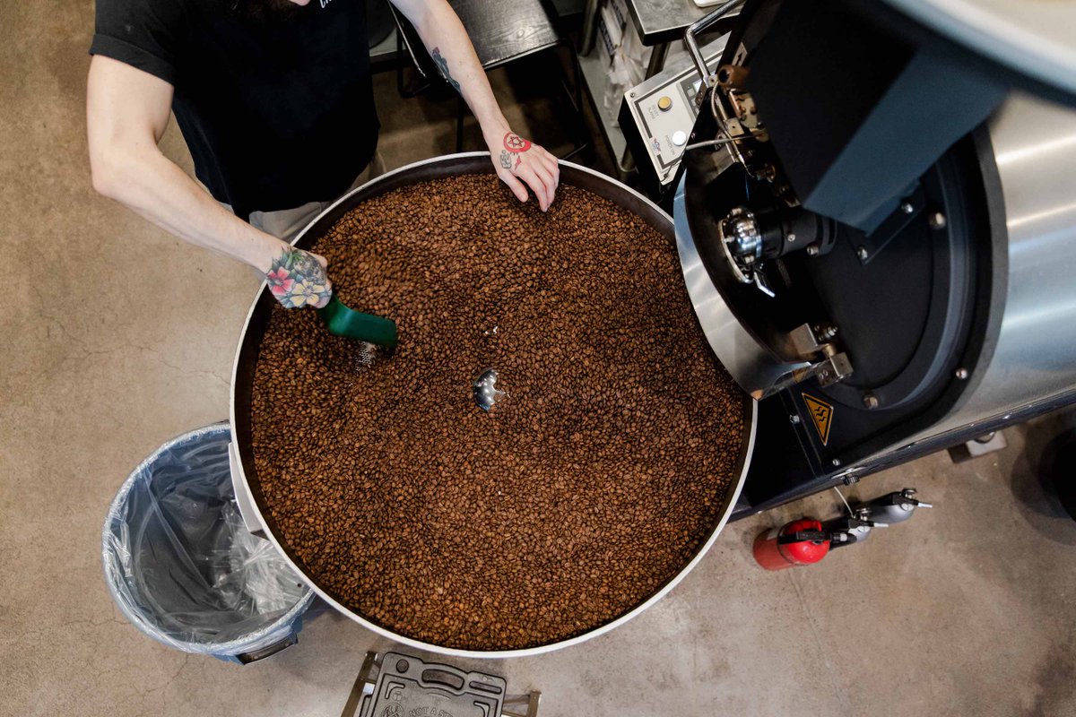 Another busy week of roasting for our valued wholesale partners, online customers, and our new Tasting Room patrons! Always roasted, packed, and delivered fresh. #ThisisSpecialtyCoffee