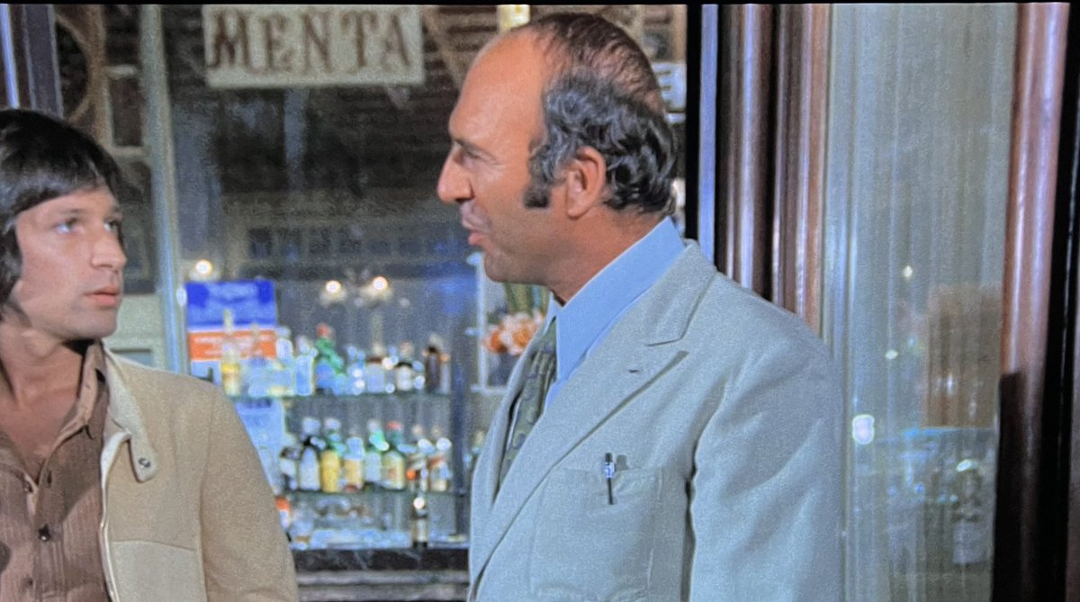 Is there a #JBScotch back there? Who knows? Even if there is, J&B should get their money back because Jean-Pierre Marielle steals every scene he’s in. (Four Flies on Grey Velvet, 1971)