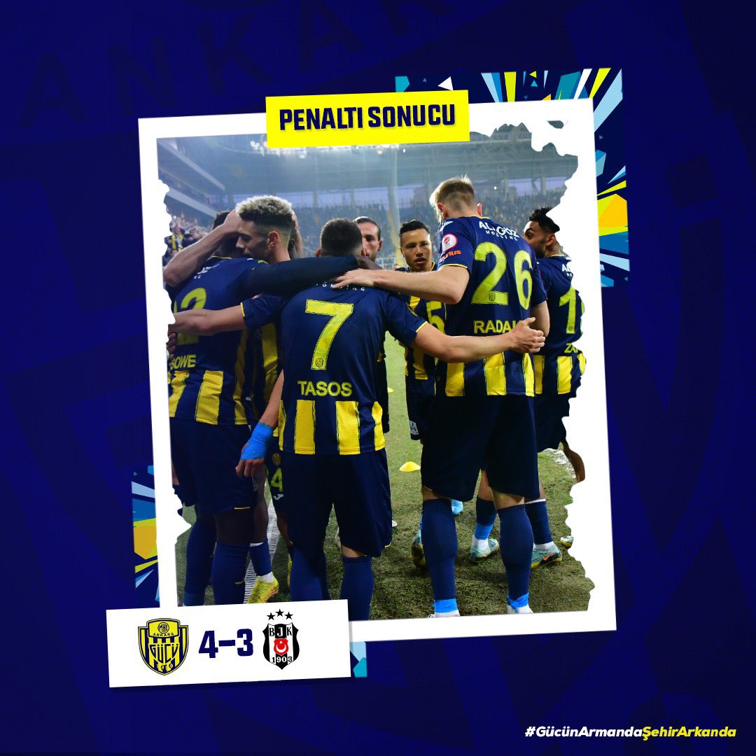 serhatoguz06's tweet photo. Gururluyuz, Güçlüyüz, Ankaragüçlüyüz...  💙💛

Başkentimizin gururu #KupaBeyi MKE Ankaragücü'müzün, bu güzel galibiyetine özel Ankaragücü’müzün güçlü taraftarına 2️⃣0️⃣ forma hediye ediyorum. 

📣Takip et, Beğen ve Retweet et.

#Ankaragücü https://t.co/h5l5dXjEVM