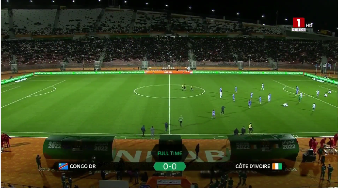 Siele_SP's tweet photo. Fin du match sur un score de parité 0-0, le match aurait pu basculer pour l'une des 2 équipes avec chacune des temps forts mais personne n'est parvenu à scorer. Jonathan Ikangalombo homme du match #CDRCIV #CODCIV #CHAN2022 #TotalEnergiesCHAN2022 https://t.co/zMByyXlzpa