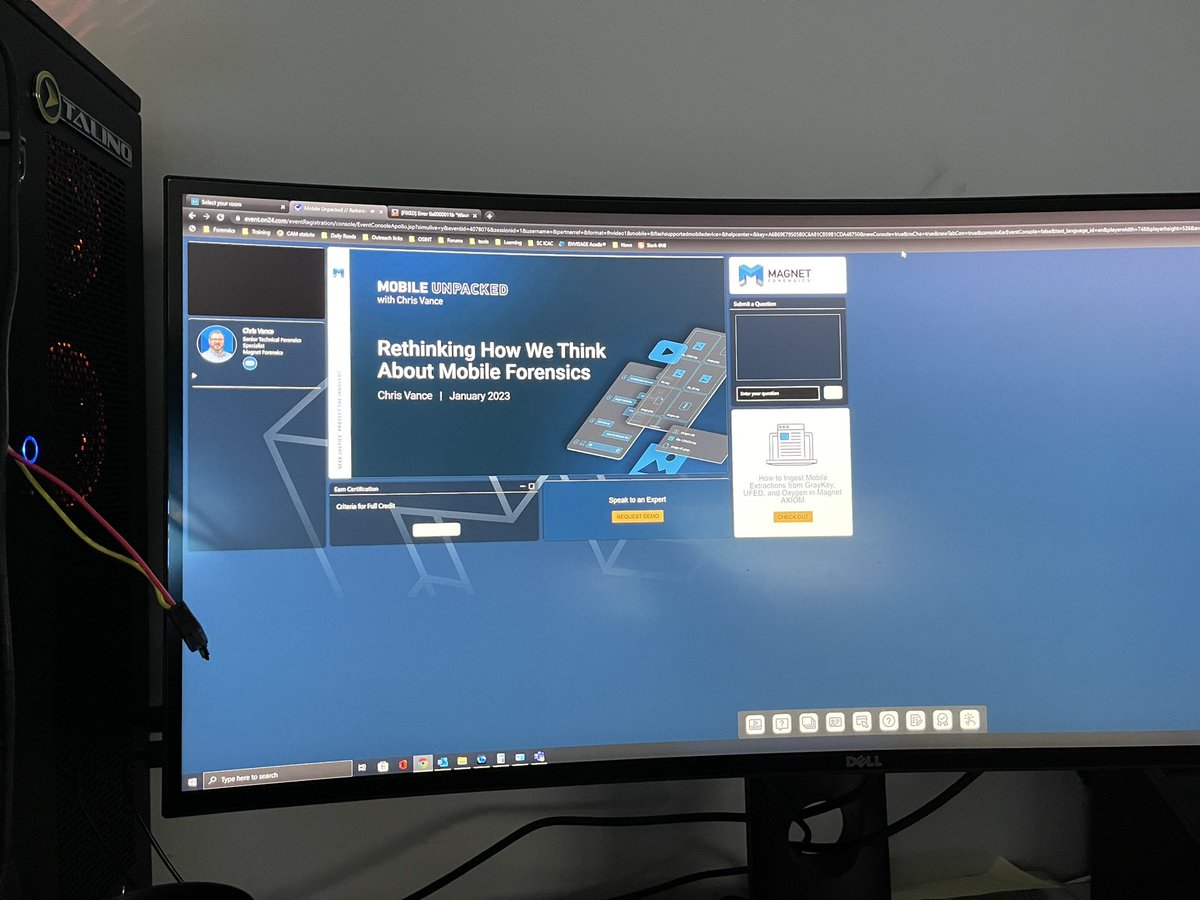 Waiting on <a href="/cScottVance/">Christopher Vance </a> to blow my mind!!!!! #DFIR #StupidPhones