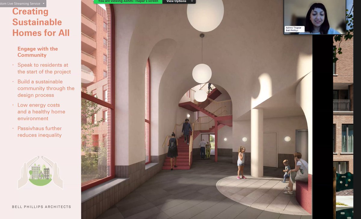 PassivhausTrust's tweet image. Inspiring concluding slide from  Ashmi Thapar  @BellPhillipsArc at our #PHSocial #Passivhaus #SocialHousing event. 

"Passivhaus reduces inequality &amp;amp; without Passivhaus, how are we going to deliver net zero?"

Learn more about Passivhaus social housing:
bit.ly/PH-Social-Hous…