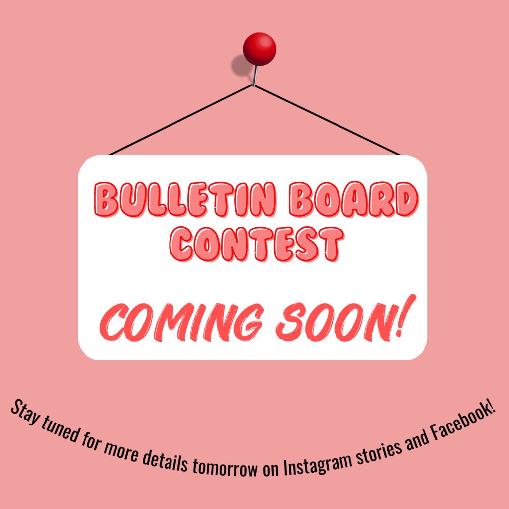 Get excited IP! We are having a Bulletin Board Contest tomorrow on Facebook! Classrooms are finishing up any final touches today before the competition begins. Stay tuned for more details tomorrow on Instagram stories and/or Facebook!