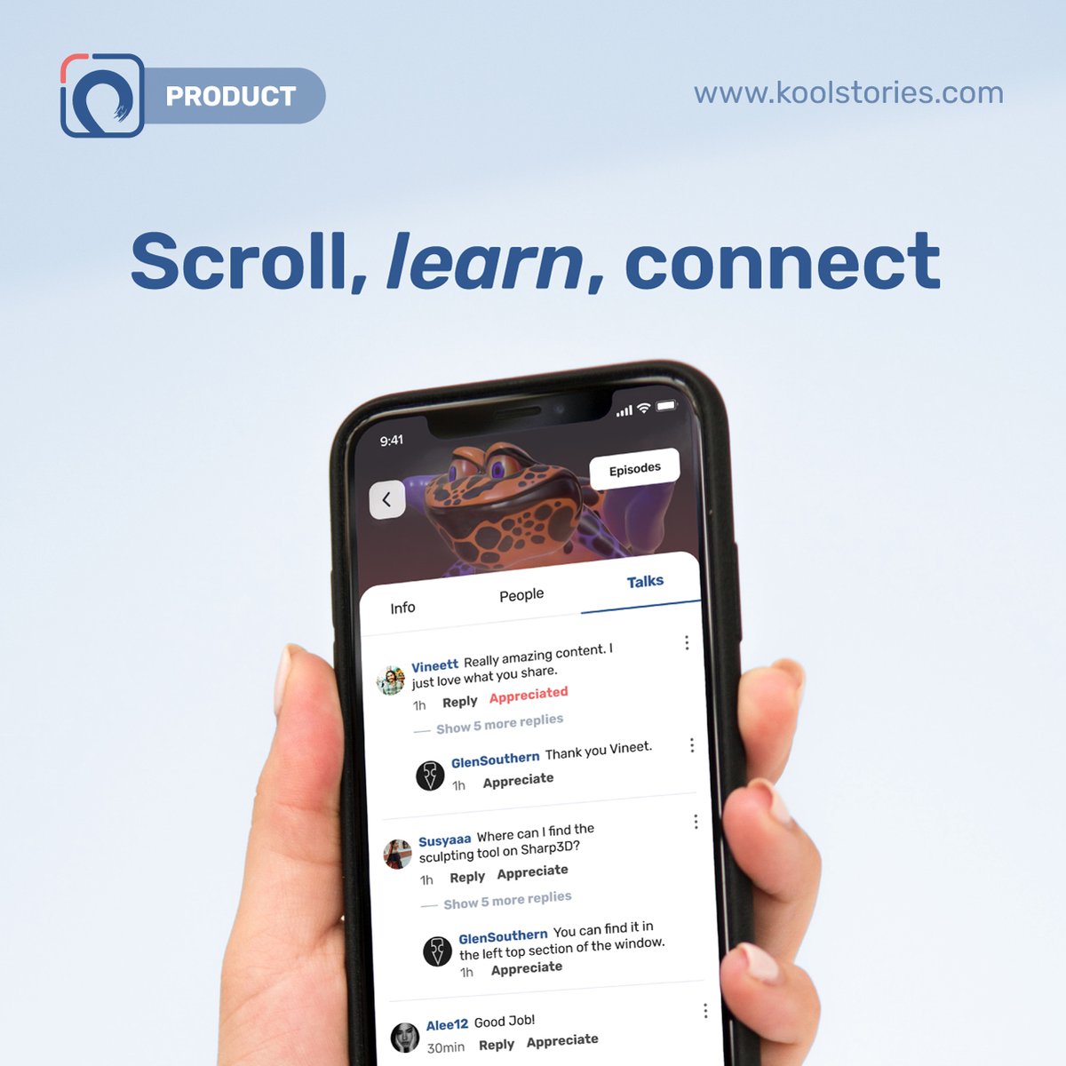 KoolStoriess's tweet image. Scroll, learn and connect is what you can do on our app. Curious to know what that really means? Test it out yourself 🤠
koolstories.onelink.me/bvsA/social
#microlearning #mobileeducation #mobilelearning #elearning