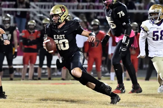 LvilleL1C4's tweet photo. Travis Egan is 6’2 200 pounds, won Mr. Football in Kentucky, won 6A state, had very impressive stats and somehow is unranked as a recruit. I would take this kid as a PWO all day long. https://t.co/76KzikBOWf