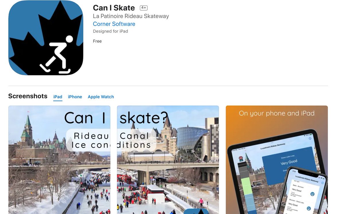 code4ca's tweet photo. We often find ourselves defining "civic tech" to our friends and family. This year we thought, why not show, not tell?
Our #ThisIsCivicTech social series will share stories of people using tech to help their communities, from coast to coast.
First up: the Can I Skate app https://t.co/oj3b1PE2mv