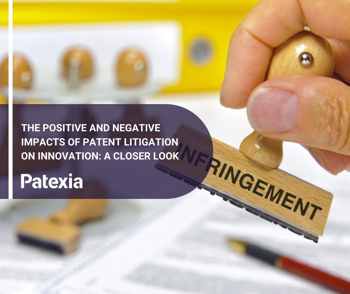 The process of taking legal action over alleged infringement of a patent can have a significant impact on innovation.

patexia.com/feed/the-posit… 

#patexia #patentlitigation #patent #innovation #patenttrolls #intellectualproperty #patentinfringement #patentreform #patentprotection