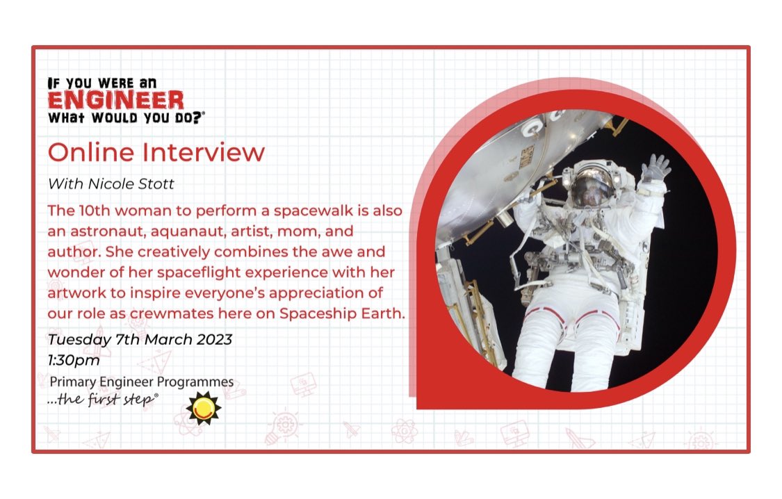 🚀 We’re so excited to hear Nicole’s journey to becoming the 10th woman to perform a spacewalk! 👩🏻‍🚀 <a href="/Leadersaward/">Leaders Award</a> is a free school competition bringing inspirational people to your classroom! Register your school leadersaward.com &amp; meet Nicole on the 7th March 🚀🪐 #STEM