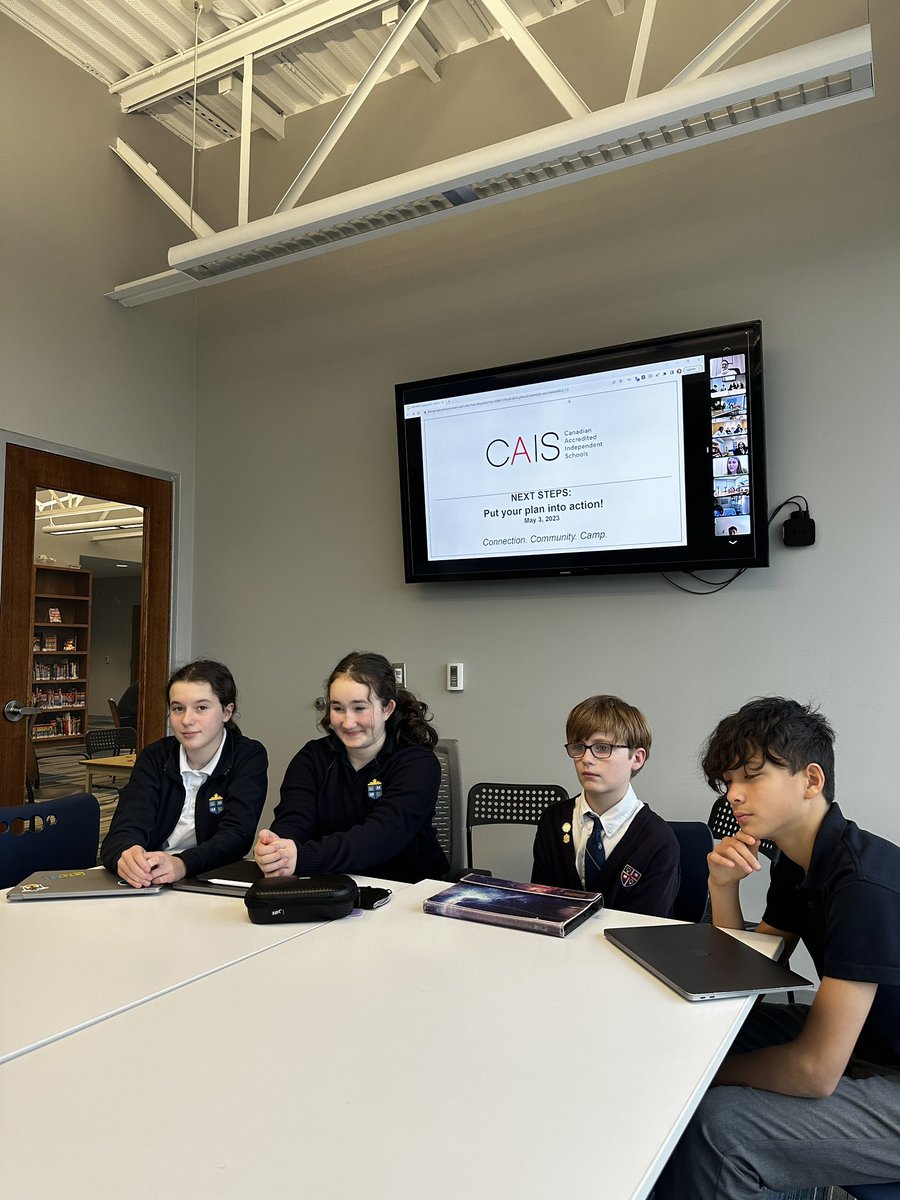 mllevanessadias's tweet photo. A few Middle Years leaders presented a  very exciting community-building initiative they developed for the CAIS Middle School Leadership Program!! @SJK_School @CAIS_Schools #ThisIsSJK https://t.co/Mtxzx9z7tW