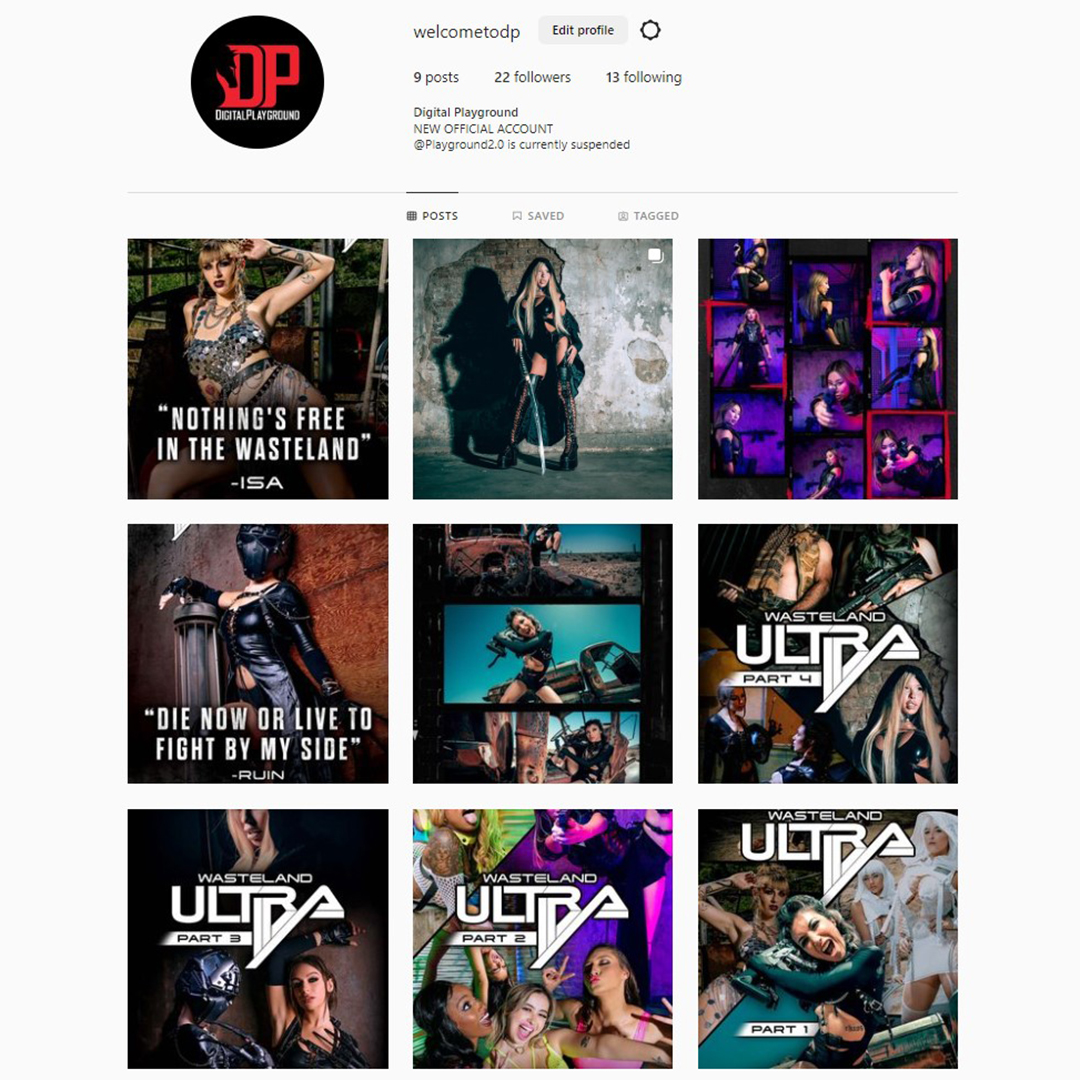 Digital Playground on Twitter: “🚨 NEW INSTAGRAM ACCONT 🚨 Hey DP fan