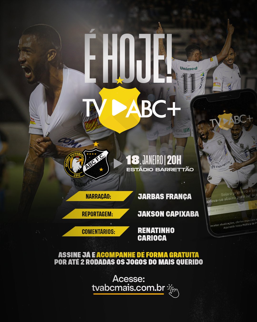 ABC Futebol Clube on X: ⚫⚪ AGORA É FINAL! O Mais Querido