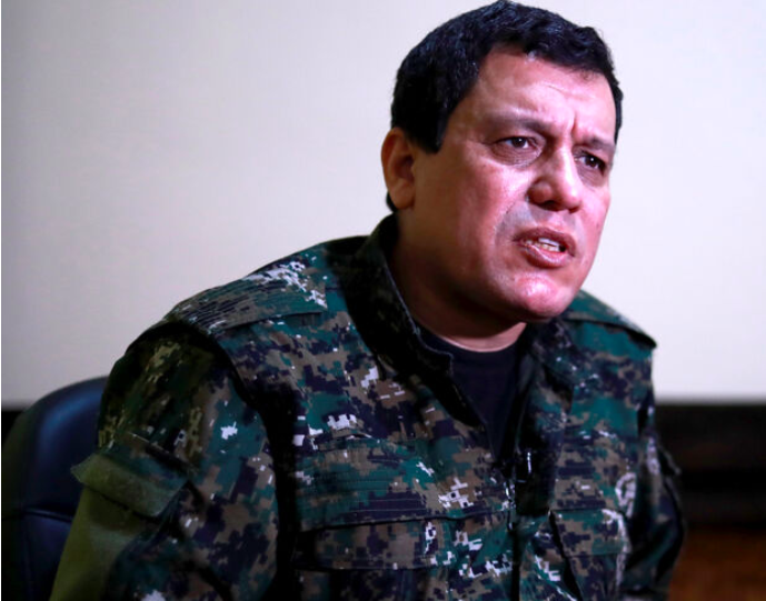 FRF1984's tweet photo. Syrian Kurdish commander wants peace with Turkey, but will 'fully' resist attack.

Read more: https://t.co/OXNU2QvSWY https://t.co/r9Ka3KLnP4