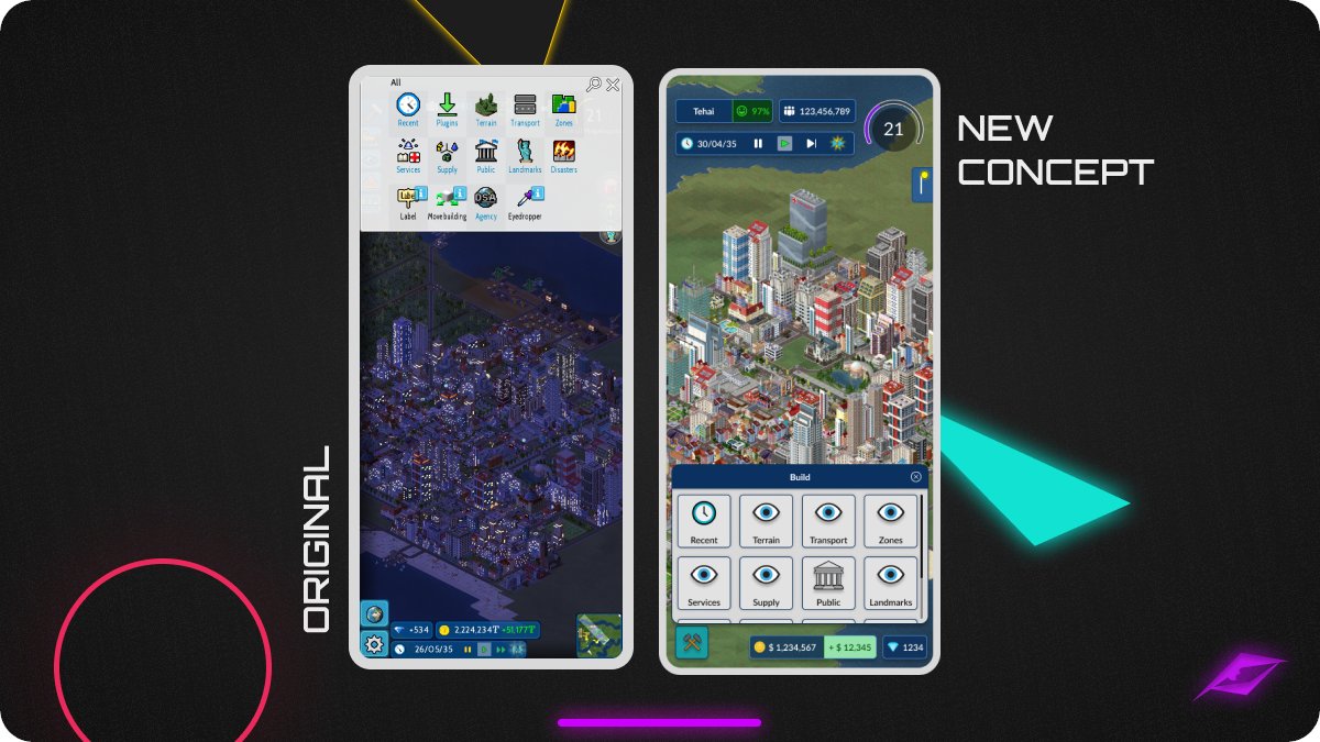 Perspective033's tweet photo. @TheoTownGame 🤔What if... I make UI game proposals to see what people say?

Let's start with @TheoTownGame.

#uidesign #game #uxdesign #mobilegames #MobileGame #games #UI https://t.co/zl7i3YfXUG