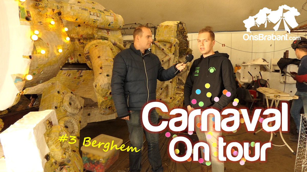 Op weg naar carnaval nemen we wekelijks een kijkje in de bouwschuren. In de derde aflevering van Carnaval on tour zijn we in de bouwhal in Berghem bij CV Bettergônnie: onsbrabant.com/video/3-berghe…