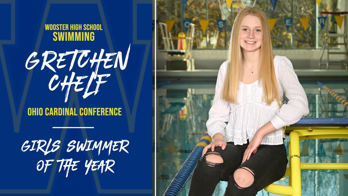 Congratulations to Gretchen Chelf was named OCC Girls Swimmer of the Year over the weekend! #GoWoo