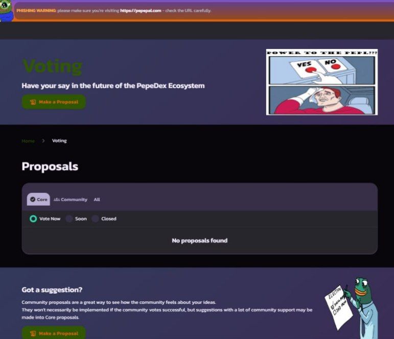 PepePal #DEX teaser 2. 🐸 🐸 

Become a fren, join the community.
linktr.ee/pepepalofficial
Find where YOU fit in and become a part of the movement.

#PEPL #DAO #Ethereum