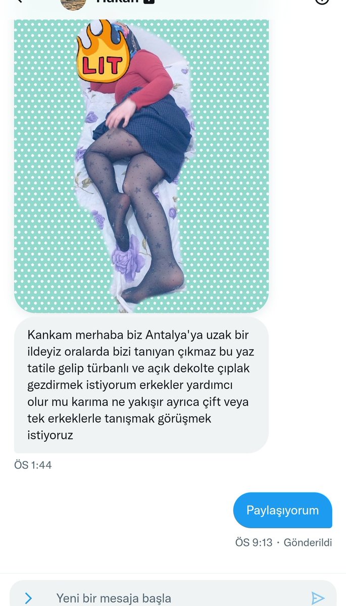 Eşim kapalı erkek ler istiyor diyor