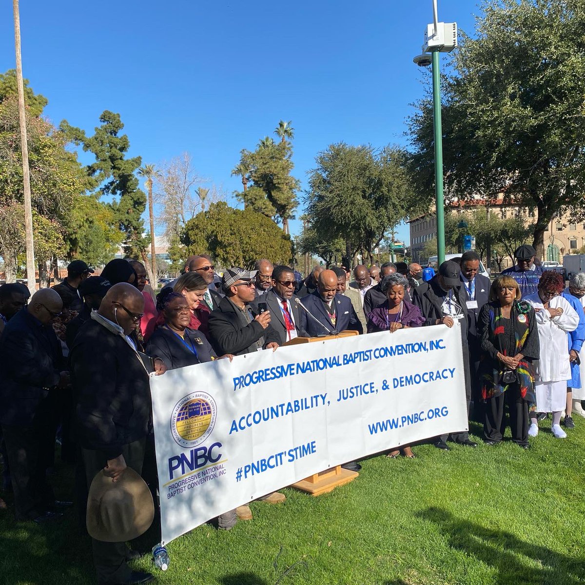 Leader <a href="/RaquelTeran/">Raquel Terán</a> joined the <a href="/PNBCINC/">PNBC</a> to amplify continued efforts to combat #votersuppression and those spreading the #BigLie. 

This work is crucial &amp; building strong coalitions across our great state will ensure voting rights for generations to come!