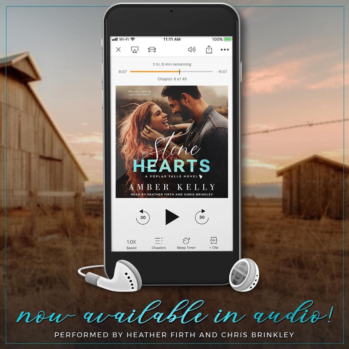 ★NOW AVAILABLE IN AUDIO★
𝐒𝐭𝐨𝐧𝐞 𝐇𝐞𝐚𝐫𝐭𝐬 audiobook is LIVE!! Listen to Dallas and Myer’s story come to life!
Narrated by: Heather Firth &amp; Chris Brinkley

Audible: adbl.co/3Vm0KAy
Apple: apple.co/3EqvyKu
Ebook: amzn.to/3fRkUlq