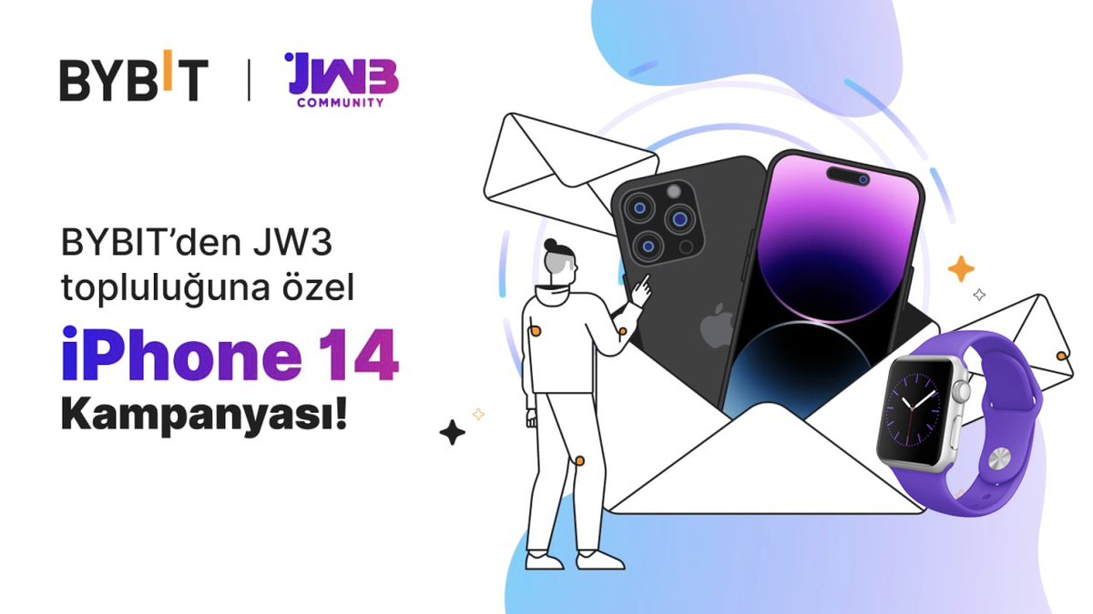 Ayrıca BYBIT'in bu etkinlik jestine ek olarak bir de iWatch hediye edeceğiz. 

Apple iWatch için bu tweeti RT yapmanız ve <a href="/JW3Community/">JW3</a>'yi takip etmeniz yeterli. 👊

Bu yolculuğumda yanımda olan ve desteklerini esirgemeyen herkese de ayrıca teşekkür ederim. İyiki varsınız.🙏