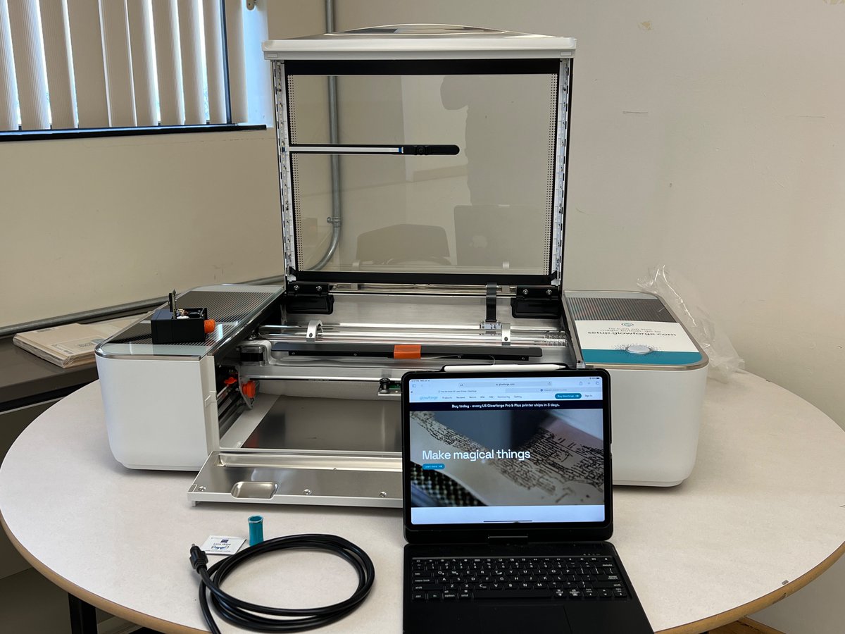 Had a great morning working with Mrs. Targett’s Grade 4 class at LER on setting up their <a href="/TowerGarden/">Tower Garden</a> At DRHS in the afternoon, setting up their <a href="/glowforge/">Glowforge</a> Creating great learning opportunities for students in Northern NB <a href="/asdnnb/">ASD-North</a>