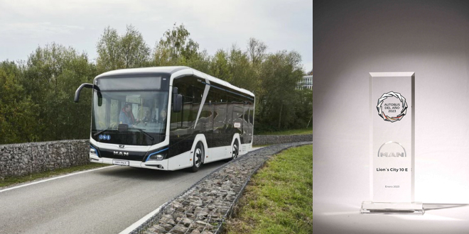 _Viajeros_'s tweet photo. MAN Lion´s City 10 E, Autobús del Año 2023   en España
https://t.co/YMscea4wI8 https://t.co/nuby7yuzIb