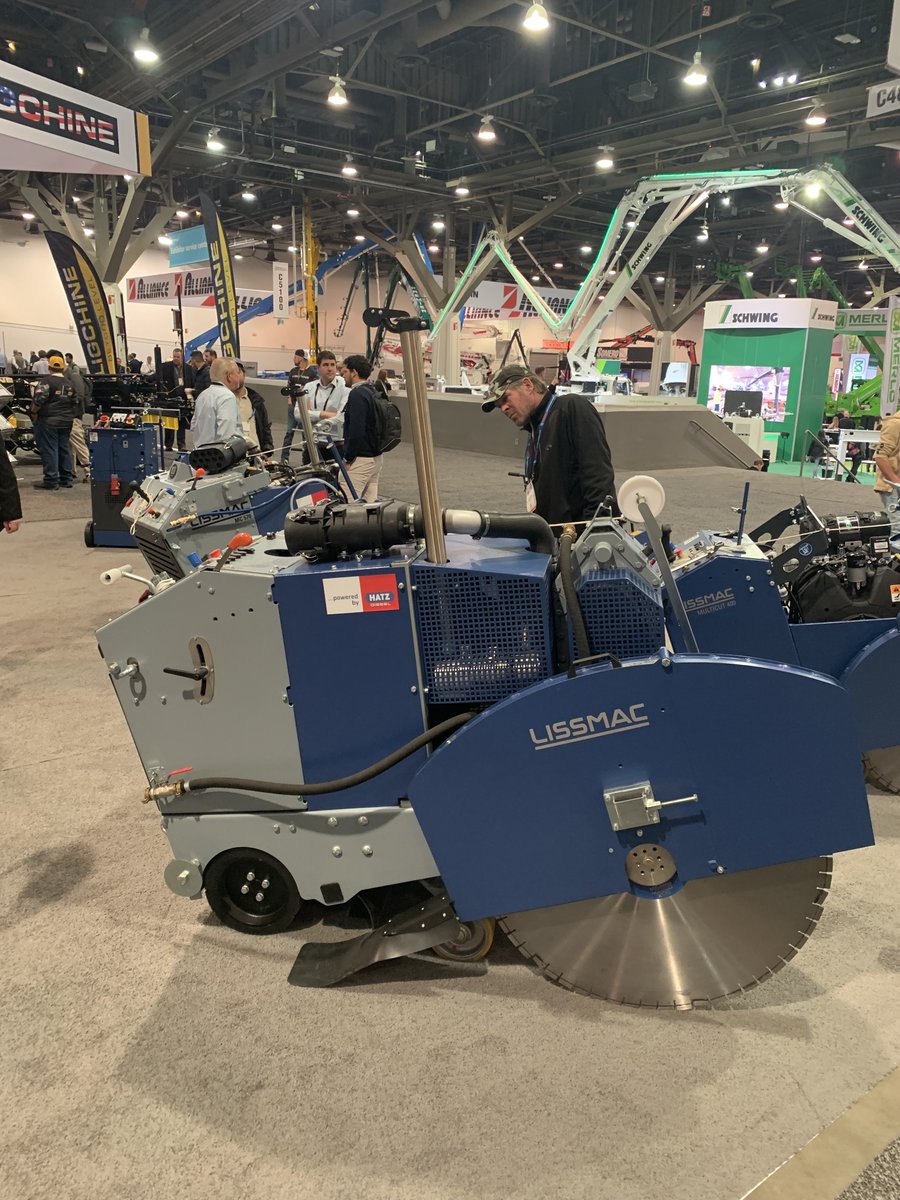 HatzAmerica's tweet photo. Check out Lissmac at World of Concrete in Las Vegas at Booth C4844 displaying Hatz 4H50 and 3H50 engines! #hatzdiesel #worldofconcrete https://t.co/iFTJIRRB3P