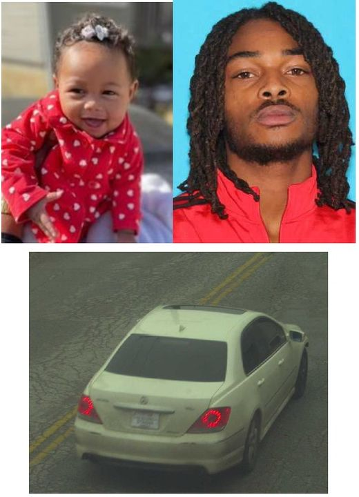 kcpolice's tweet photo. 🚨Amber Alert🚨 Missing/Endangered Juvenile

Malani Avery, 8-month-old, B’F Pink short, white tank, pink blanket Taken by Markelv Avery, 23-year-old, B/M, 6’2, 150 pound, jean jacket, armed with a handgun.

Malani was taken from her mom’s house in the area of... 

1/2 https://t.co/OOMvvMRWtK