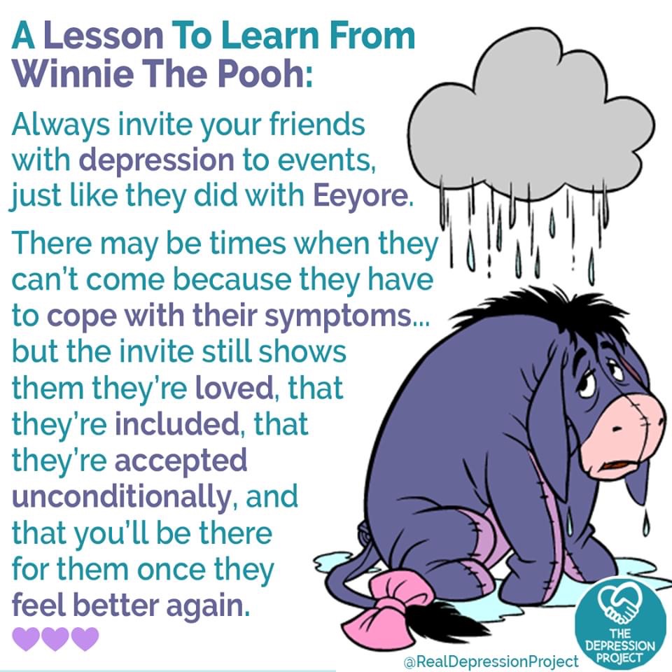 NAMIConnecticut's tweet photo. Mental Health Matters. 💙
#nationalwinniethepoohday #mentslhealthawareness #namict #MentalHealth4All
photo: The Depression Project https://t.co/QcD32ATnwx