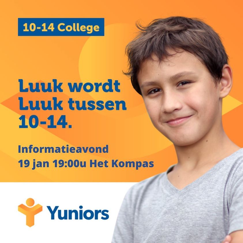 Heb je een zoon of dochter in groep 6 of in groep 8? Kom dan zeker langs en ontdek of Yuniors de passende plek is! #yuniors #tienercollege #creativiteit #onderwijs #onderzoekendleren #tienerschool
