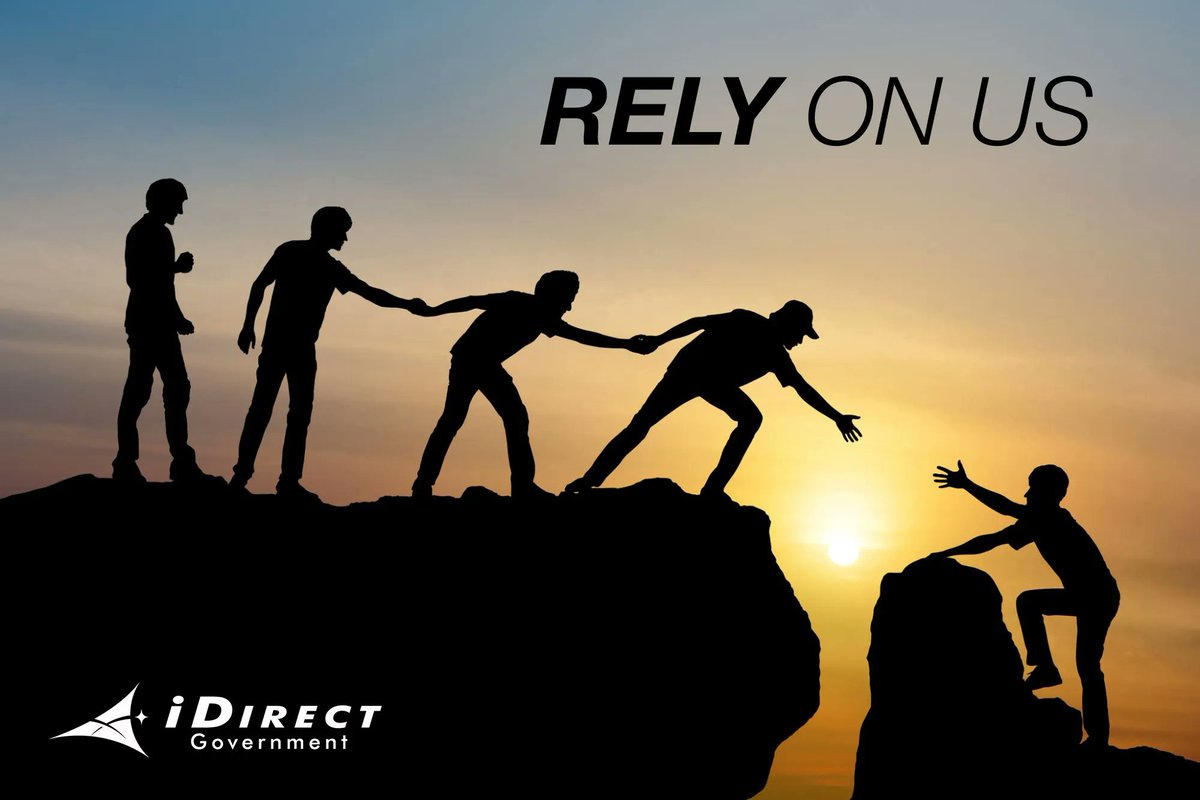 Once you partner with us, you can RELY on us. We not only provide installation, training, and  onsite support, but also 24/7 technical support. If you need a shoulder to lean on, we've got your back! #relyonus #idirectgov #satcom #milsatcom #satellite