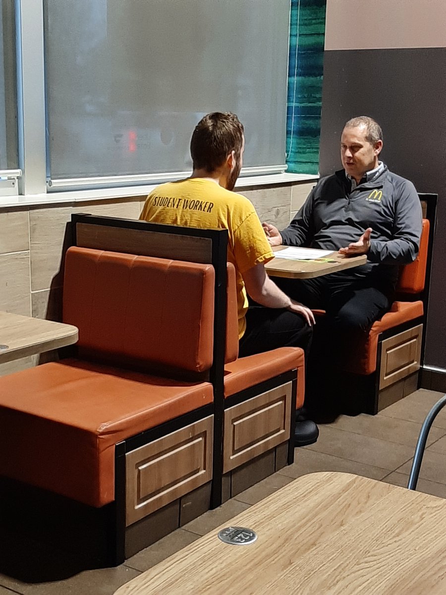R7SPED_Dir's tweet photo. CJ Skuta, Richard Skinner, Morgan Gann. Filling out applications. Manager Ed from McDonalds said "that they all interviewed amazingly". Moving through the orientation for store policy. Here's to an amazing 6 weeks of work experience. https://t.co/zbT2g2KwLd