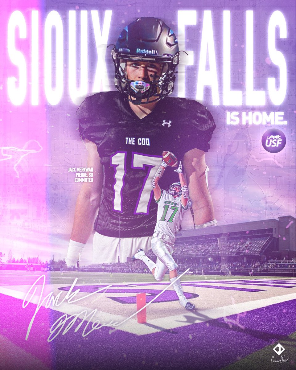 Thank you to everyone who has supported me and been alongside me throughout this journey! After much thought and prayer I have decided to commit to @USFCooFootball! <a href="/JimGlogowski/">Coach Glo</a> <a href="/Coach_Boes/">Bryan Boesen</a> <a href="/CoachCapitani/">Spencer Capitani</a> <a href="/CoachLueds/">Lucas Lueders</a> #WinnersWin #RollCoo💜