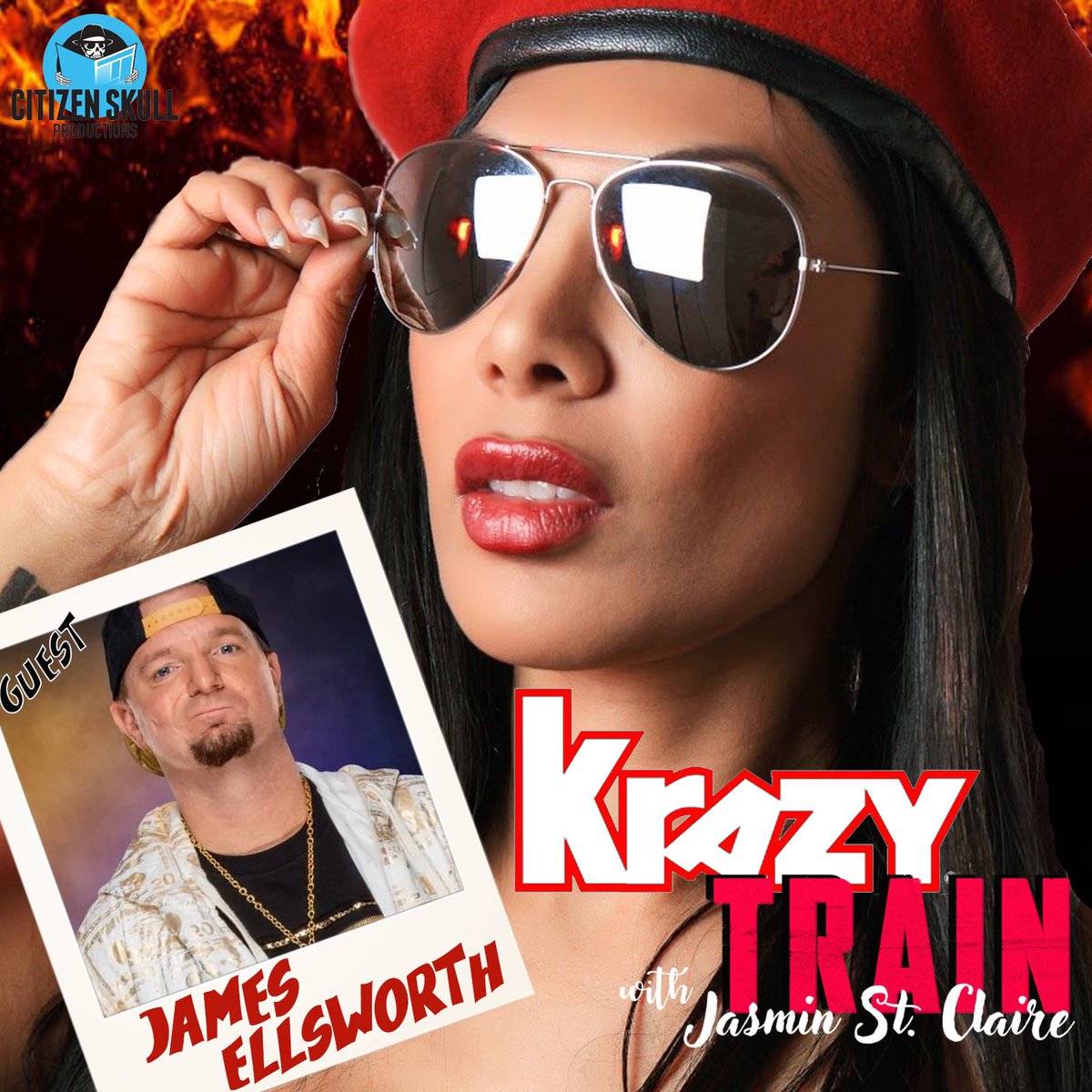 jasminstclaire's tweet photo. I love having old school wrestlers on @Krazytrainpod ! Hang out with me & #jamesellsworth as we chat @WWE @DarkSideOfRing , #kayfabe #tiktok #viralstuff #mysteries & more!!
https://t.co/JgWoNtQ7jB https://t.co/u4PdHlpE6g