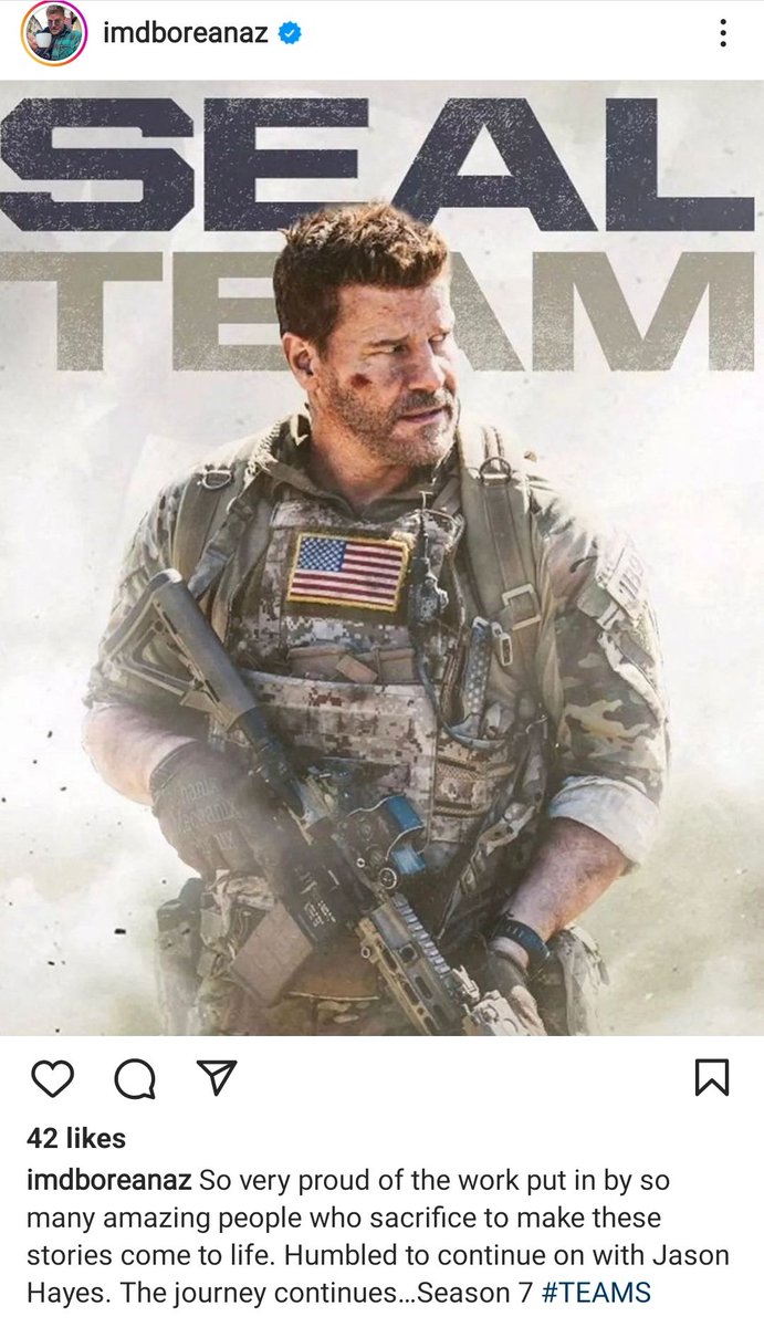 Season 7. Here we gooooooo! #SEALTeam