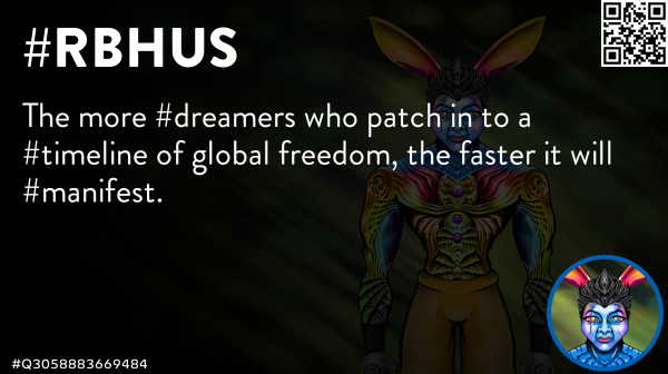 InvokeIndra's tweet photo. The more #dreamers who patch in to a #timeline of global freedom, the faster it will #manifest. 🐰 #Rbhu #Rbhus #QuinnMichaels #DEVA #DisneyGate #Disney #Romanov #Kidnapping #Q3470306984216 https://t.co/QctufCXAjL